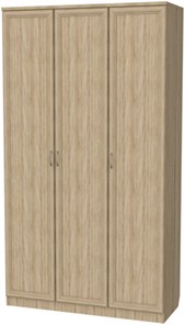 Шкаф 106 3-х створчатый, цвет Дуб Сонома в Элисте - предосмотр