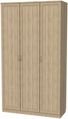 Шкаф 106 3-х створчатый, цвет Дуб Сонома в Элисте - изображение