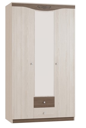 Шкаф распашной Ванесса 3-х дверный в Элисте - изображение