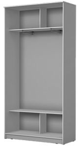 Шкаф 2-х дверный Хит-24-4-12/2-77-13, 2400х1200х420, Городской пейзаж Дуб сонома в Элисте - предосмотр 1