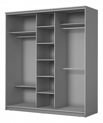 Шкаф 3-х створчатый 2400х1770х620, ХИТ 24-18-111 Венге Аруба в Элисте - изображение 1