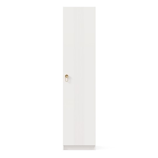 1-створчатый шкаф Айла ЛД 688.130.000, Белый, исполнение 1 в Элисте - изображение 1