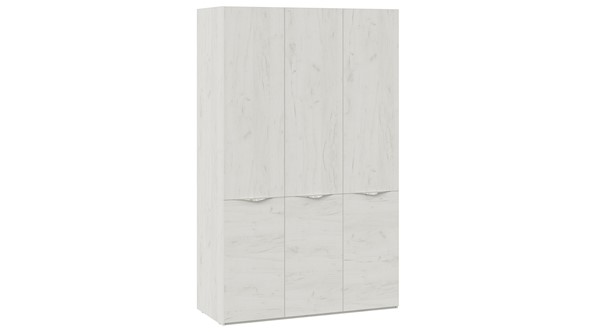 Шкаф трехдверный Либерти, Дуб крафт белый СМ-297.07.431 в Элисте - изображение