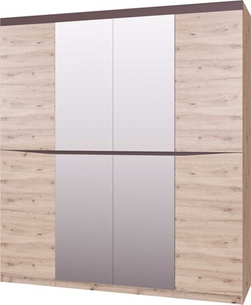 Шкаф четырехдверный Тиана ШР-4 (С зеркалом) в Элисте - изображение