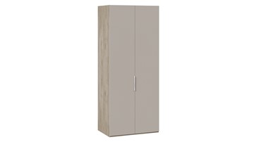 Шкаф для одежды Эмбер СМ-348.07.003 (Баттл Рок/Серый глянец) в Элисте