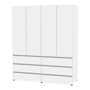 Распашной шкаф Erik H333 (Белый) в Элисте - предосмотр