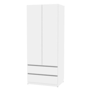 Шкаф 2-дверный Malta light H295 (Белый) в Элисте