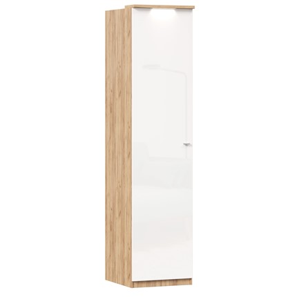 Шкаф одностворчатый Фиджи ЛД 659.224, белый в Элисте - изображение