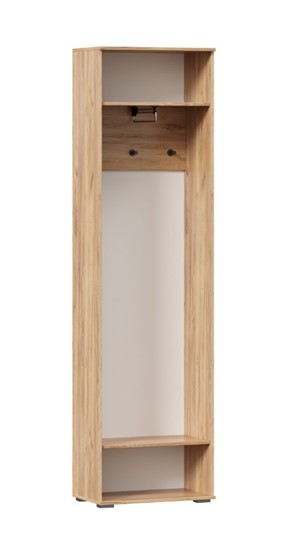 Шкаф одностворчатый Фиджи с декоративными накладками 659.300, Дуб Золотой/Антрацит в Элисте - изображение 2