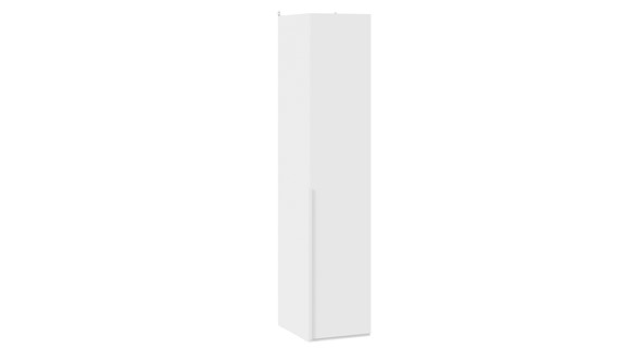 Шкаф для белья Порто (580) СМ-393.07.001 (Белый жемчуг/Белый софт) в Элисте - изображение