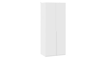 Шкаф двустворчатый Порто (580) СМ-393.07.003 (Белый жемчуг/Белый софт) в Элисте