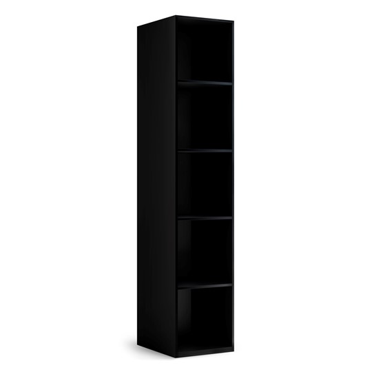 Шкаф с глухим фасадом Марсель 450 (черный) в Элисте - изображение 3