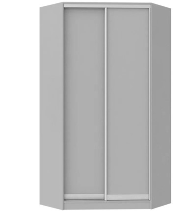 Шкаф угловой 2400х1103, ХИТ У-24-4-11, Серая структура в Элисте - изображение