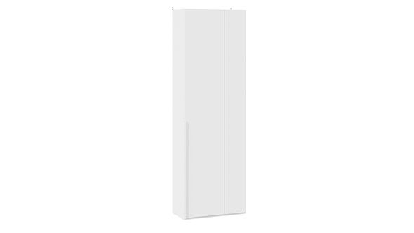 Шкаф угловой с 1 глухой дверью Порто (366) СМ-393.07.231 (Белый жемчуг/Белый софт) в Элисте - изображение