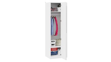 Угловой шкаф для одежды Порто (580) СМ-393.07.006 (Белый жемчуг/Белый софт) в Элисте - предосмотр 1