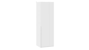 Угловой шкаф для одежды Порто (580) СМ-393.07.006 (Белый жемчуг/Белый софт) в Элисте - предосмотр