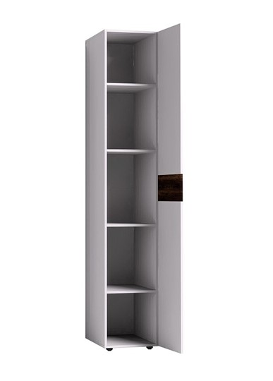 Шкаф в спальню Норвуд 55, Белый-Орех шоколадный в Элисте - изображение 1