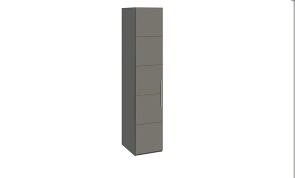 Шкаф распашной Наоми, цвет Фон серый, Джут СМ-208.07.01 в Элисте - изображение