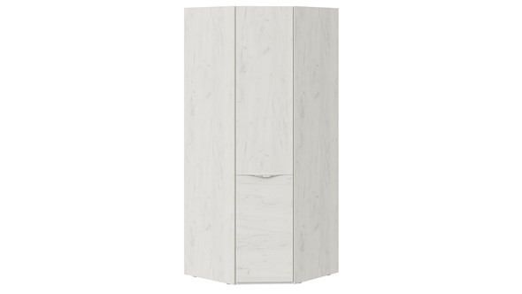 Распашной шкаф угловой Либерти, Дуб крафт белый СМ-297.07.031 в Элисте - изображение