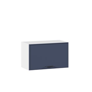 Горизонтальный настенный шкаф 600 Индиго ЛД 298.710.000.119, Белый/Тёмно-синий в Элисте - предосмотр