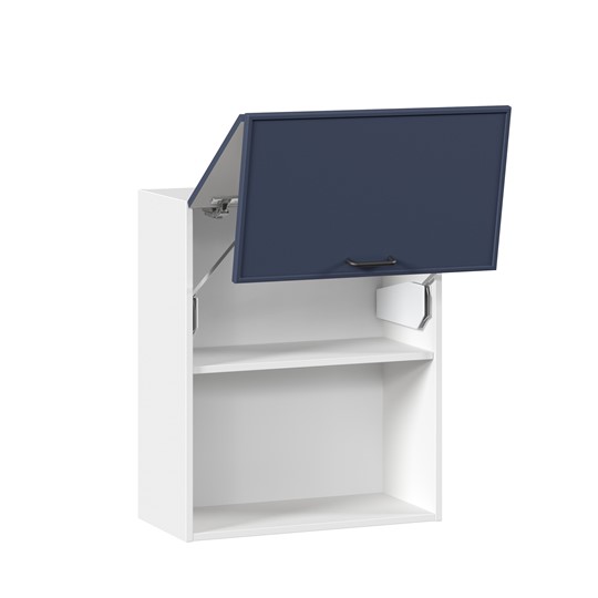 Горизонтальный кухонный шкаф 600 комбинированный Индиго ЛД 298.970.000.125, Белый/Тёмно-синий в Элисте - изображение 1