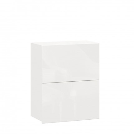 Шкаф горизонтальный кухонный 600 Шервуд, ЛД 281.970.000.173, белый/белый глянец в Элисте - изображение