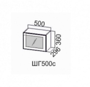 Шкаф на кухню Модерн шг500c/360 в Элисте - предосмотр