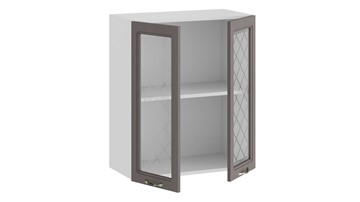 Навесной кухонный шкаф Бьянка 1В6С (Белый/Дуб серый) в Элисте - предосмотр 1