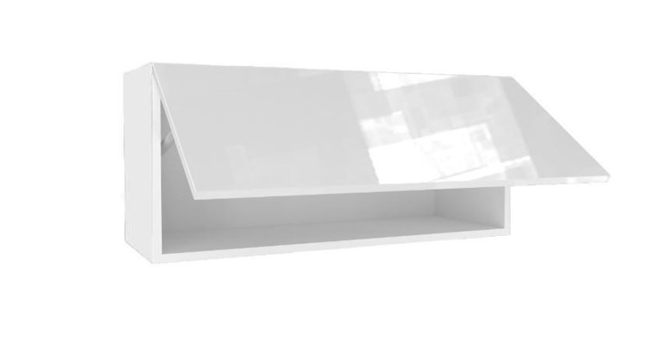 Шкаф кухонный 800 горизонтальный, Шервуд, ЛД 281.750.000.172, белый/белый глянец в Элисте - изображение 1