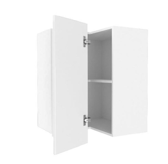 Шкаф кухонный угловой Шервуд, ЛД 281.500.000.169, белый/белый глянец в Элисте - изображение 1