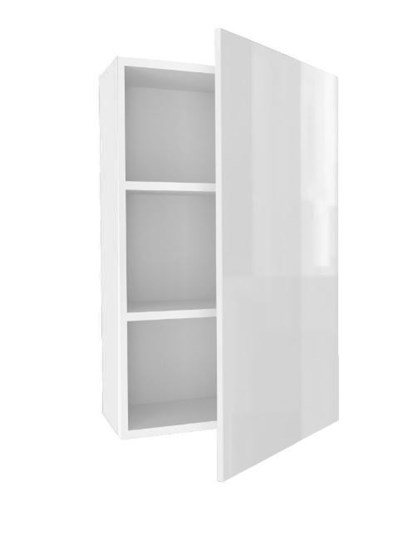 Шкаф кухонный высокий 600, Шервуд, ЛД 281.450.000.167, белый/белый глянец в Элисте - изображение 1