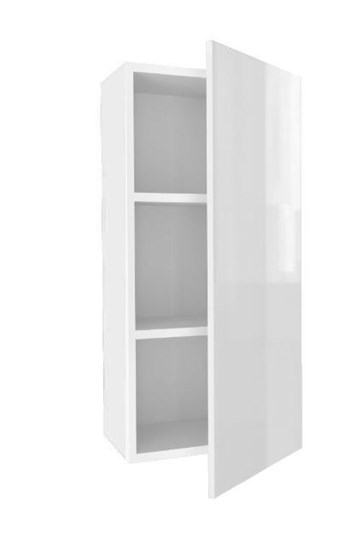 Шкаф кухонный высокий 450, Шервуд, ЛД 281.430.000.165, белый/белый глянец в Элисте - изображение 1