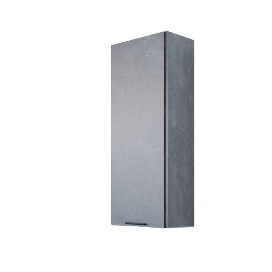 Пенал надстройка Модус, пн400/(720/296) 400х1290х296, цемент темный в Элисте - изображение 2