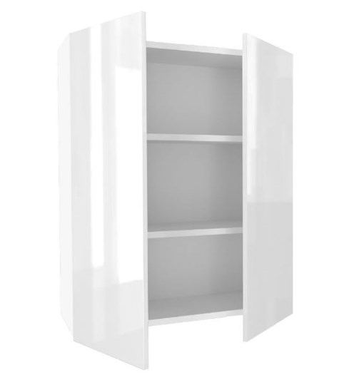 Кухонный высокий шкаф 800, Шервуд, ЛД 281.460.000.168, белый/белый глянец в Элисте - изображение 1