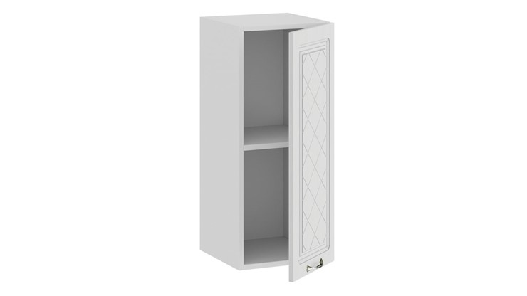 Настенный шкаф Бьянка 1В3 (Белый/Дуб белый) в Элисте - изображение 1