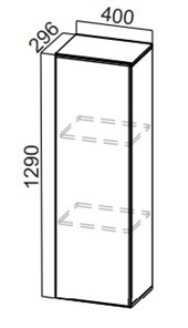Шкаф-надстройка Стайл, ПН400(720/296), МДФ в Элисте