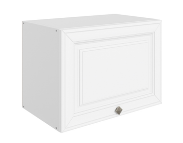Навесной кухонный шкаф Мишель L500 Н360 (1 дв. гл.) эмаль (белый/белый) в Элисте - предосмотр