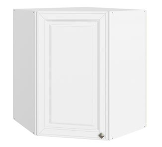 Шкаф кухонный Мишель угловой L600x600 Н720 (1 дв. гл.) эмаль (белый/белый) в Элисте