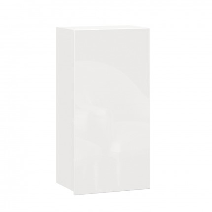 Кухонный шкаф высокий 500, Шервуд, ЛД 281.440.000.166, белый/белый глянец в Элисте - изображение