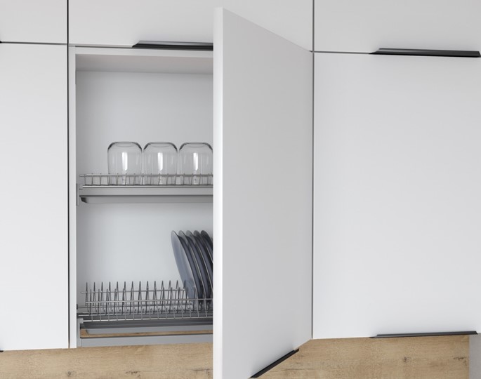 Кухонный шкаф горизонтальный IBIZA Белый  MHL 6038.1P (600х320х384) в Элисте - изображение 1