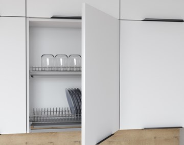 Кухонный шкаф с полкой IBIZA Белый MHP 4072.1P (400х320х720) в Элисте - предосмотр 1