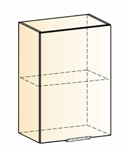 Навесной шкаф Стоун L500 Н720 (1 дв. гл.) (белый/джелато софттач) в Элисте - предосмотр 1