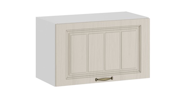 Кухонный навесной шкаф Лина 1В6Г (Белый/Крем) в Элисте - изображение