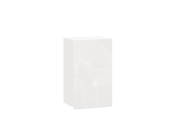 Шкаф кухонный 450, Шервуд, ЛД 281.330.000.159, белый/белый глянец в Элисте - изображение