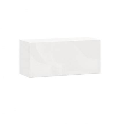 Шкаф кухонный 800 горизонтальный, Шервуд, ЛД 281.750.000.172, белый/белый глянец в Элисте - изображение