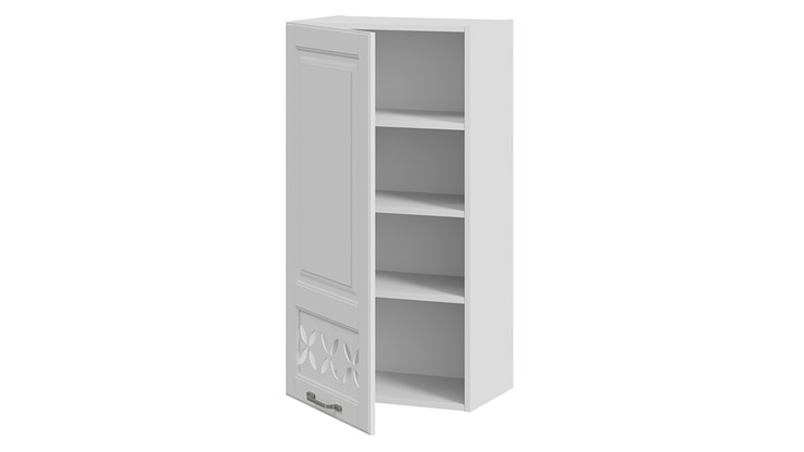 Кухонный шкаф Скай В_96-50_1ДРД(L) (Белоснежный софт) в Элисте - изображение 1