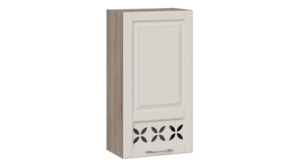 Кухонный навесной шкаф Скай В_96-50_1ДРД(R) (Бежевый софт) в Элисте - изображение