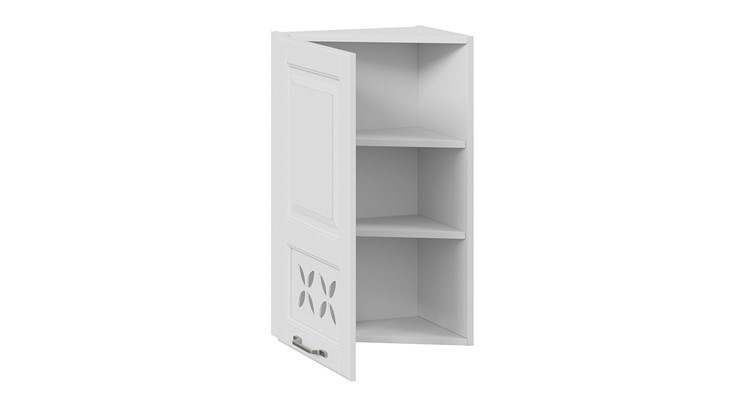 Кухонный торцевой шкаф Скай ВТ_72-40(45)_1ДРД(L) (Белоснежный софт) в Элисте - изображение 1