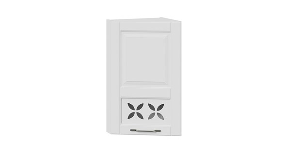 Кухонный торцевой шкаф Скай ВТ_72-40(45)_1ДРД(L) (Белоснежный софт) в Элисте - изображение