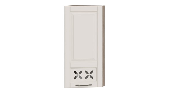 Кухонный торцевой шкаф Скай ВТ_96-40(45)_1ДРД(R) (Бежевый софт) в Элисте - изображение